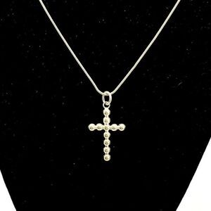 AQW Sterling 925 Silver Cross & 18” sterling Chain